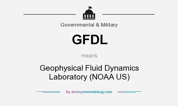 What does GFDL mean? It stands for Geophysical Fluid Dynamics Laboratory (NOAA US)