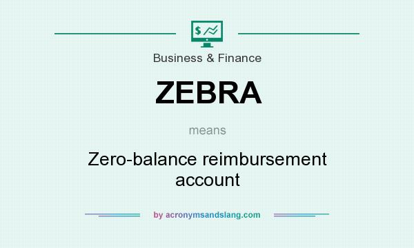 What does ZEBRA mean? It stands for Zero-balance reimbursement account