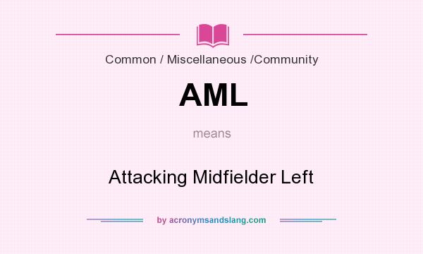 What does AML mean? It stands for Attacking Midfielder Left