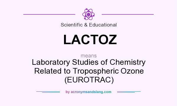 What does LACTOZ mean? It stands for Laboratory Studies of Chemistry Related to Tropospheric Ozone (EUROTRAC)