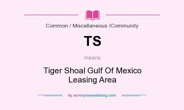 What does TS mean? It stands for Tiger Shoal Gulf Of Mexico Leasing Area