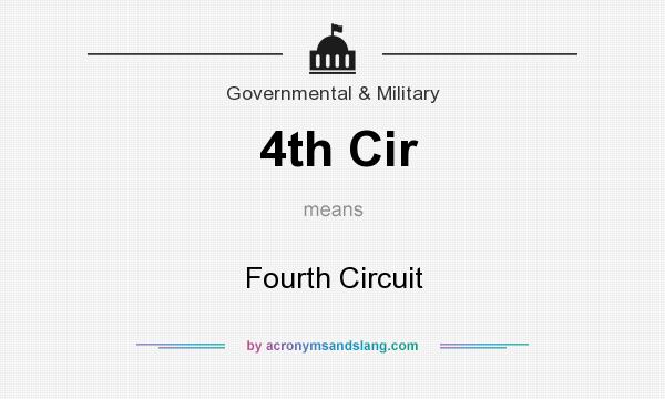 What does 4th Cir mean? It stands for Fourth Circuit