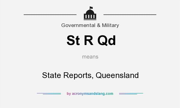 What does St R Qd mean? It stands for State Reports, Queensland
