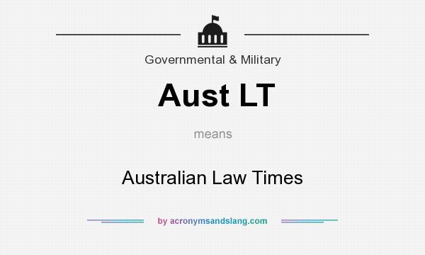 What does Aust LT mean? It stands for Australian Law Times