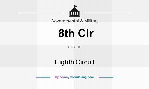 What does 8th Cir mean? It stands for Eighth Circuit