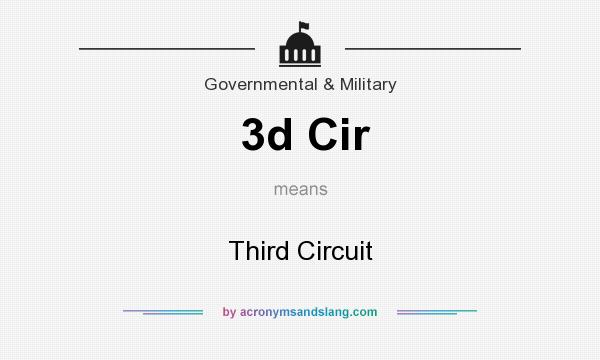 What does 3d Cir mean? It stands for Third Circuit