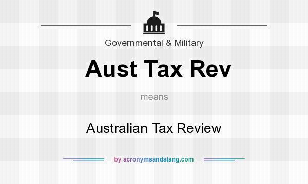What does Aust Tax Rev mean? It stands for Australian Tax Review