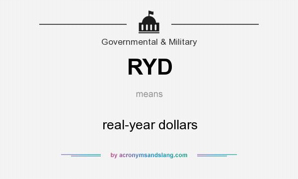 What does RYD mean? It stands for real-year dollars