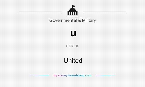 What does u mean? It stands for United