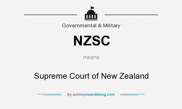 What does NZSC mean? It stands for Supreme Court of New Zealand