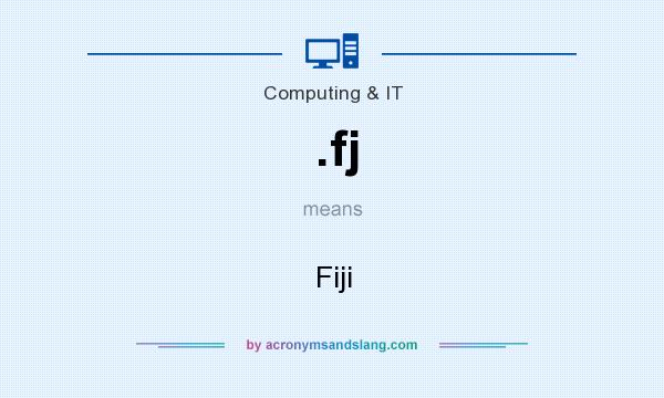 What does .fj mean? It stands for Fiji