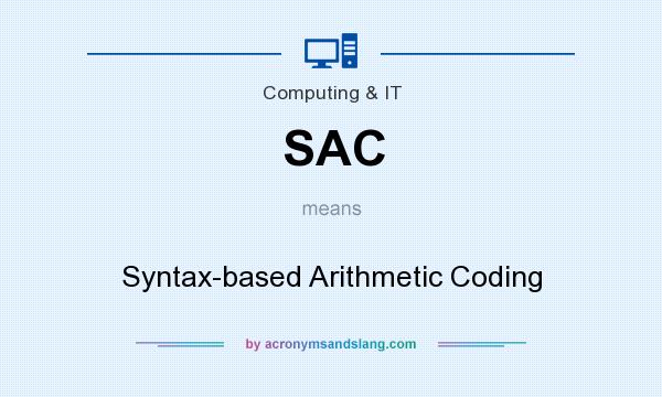 What does SAC mean? It stands for Syntax-based Arithmetic Coding