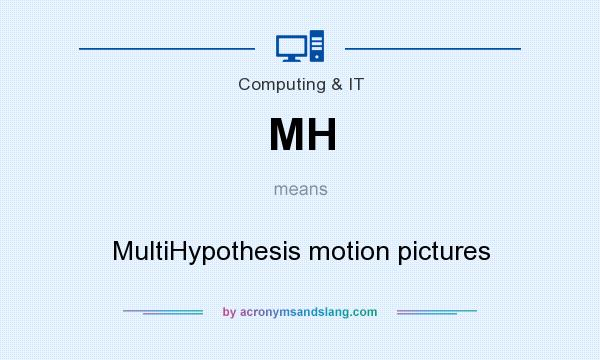 What does MH mean? It stands for MultiHypothesis motion pictures
