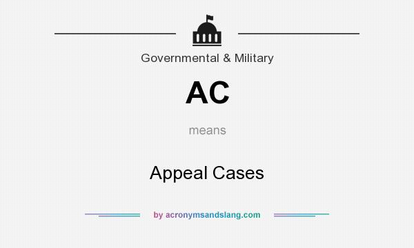 What does AC mean? It stands for Appeal Cases