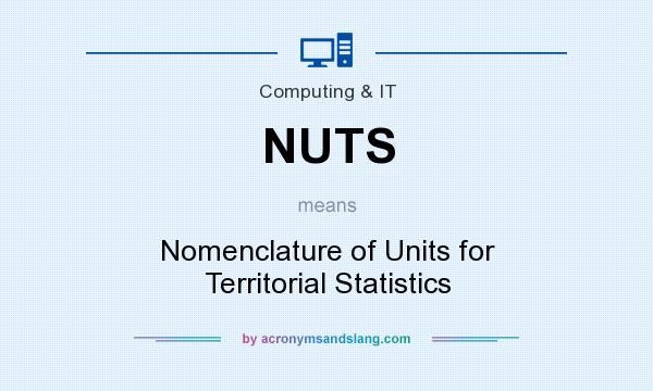 What does NUTS mean? It stands for Nomenclature of Units for Territorial Statistics