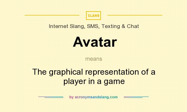 What does Avatar mean? It stands for The graphical representation of a player in a game