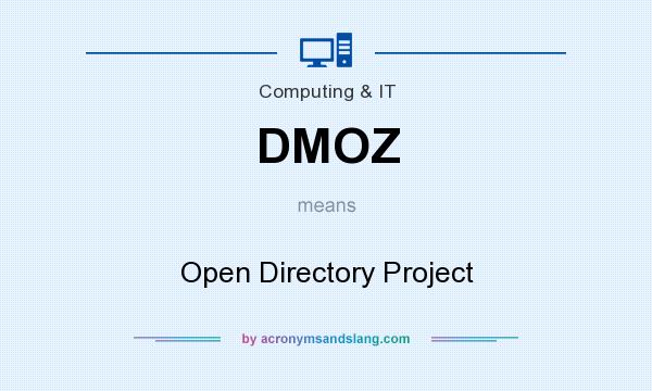 What does DMOZ mean? It stands for Open Directory Project