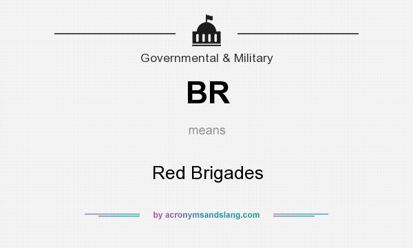 What does BR mean? It stands for Red Brigades