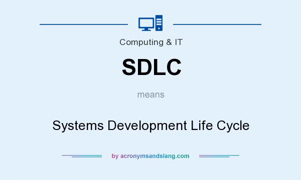 What does SDLC mean? It stands for Systems Development Life Cycle