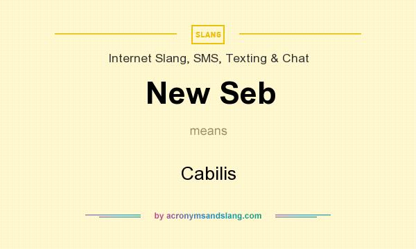 What does New Seb mean? It stands for Cabilis