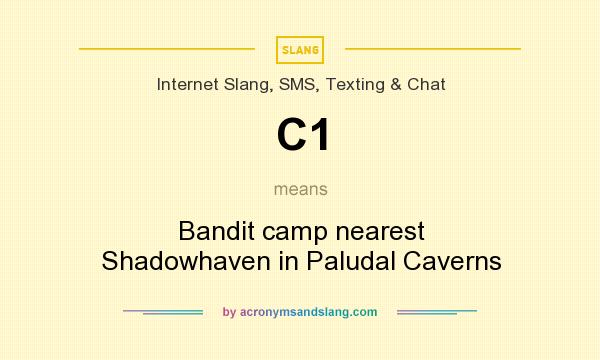 What does C1 mean? It stands for Bandit camp nearest Shadowhaven in Paludal Caverns