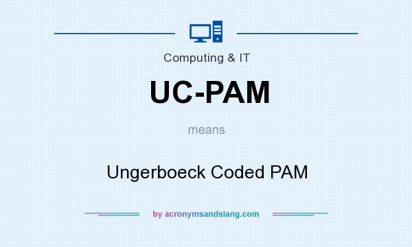 What does UC-PAM mean? It stands for Ungerboeck Coded PAM
