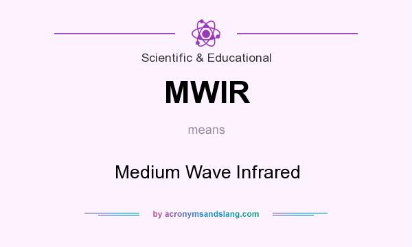 What does MWIR mean? It stands for Medium Wave Infrared