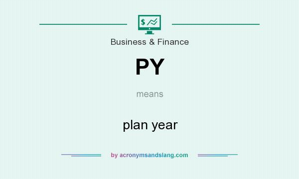 What does PY mean? It stands for plan year