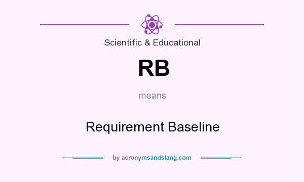 What does RB mean? It stands for Requirement Baseline