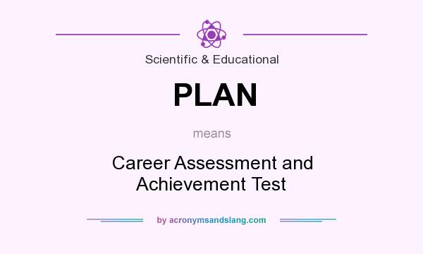 What does PLAN mean? It stands for Career Assessment and Achievement Test