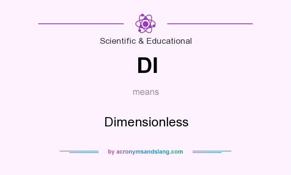 What does Dl mean? It stands for Dimensionless