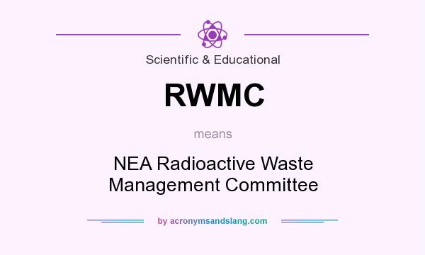 What does RWMC mean? It stands for NEA Radioactive Waste Management Committee