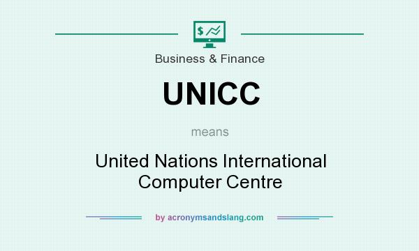 What does UNICC mean? It stands for United Nations International Computer Centre