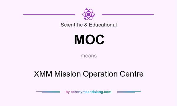 What does MOC mean? It stands for XMM Mission Operation Centre