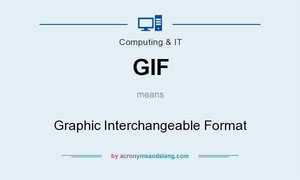 What does GIF mean? It stands for Graphic Interchangeable Format