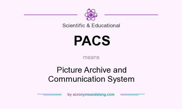 What does PACS mean? It stands for Picture Archive and Communication System