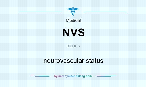 What does NVS mean? It stands for neurovascular status
