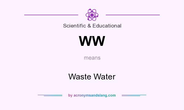 What does WW mean? It stands for Waste Water