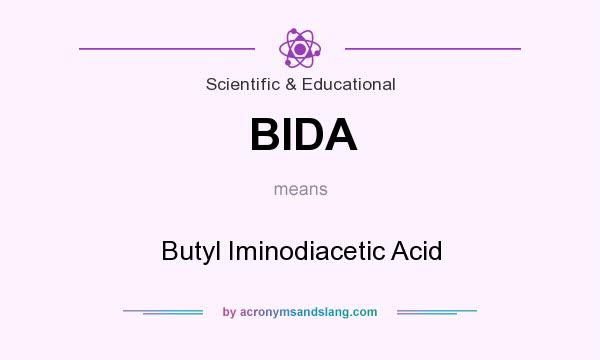 What does BIDA mean? It stands for Butyl Iminodiacetic Acid
