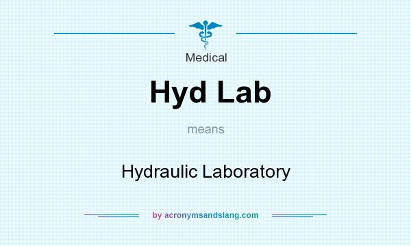 What does Hyd Lab mean? It stands for Hydraulic Laboratory