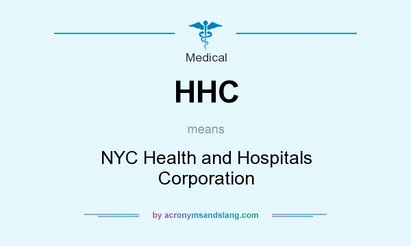 What does HHC mean? It stands for NYC Health and Hospitals Corporation
