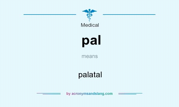 What does pal mean? It stands for palatal