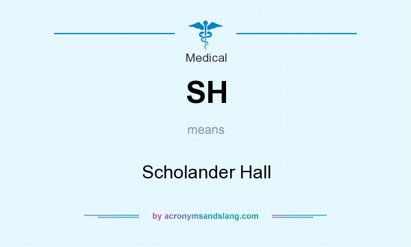 What does SH mean? It stands for Scholander Hall