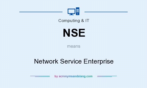 What does NSE mean? It stands for Network Service Enterprise