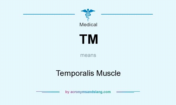 What does TM mean? It stands for Temporalis Muscle