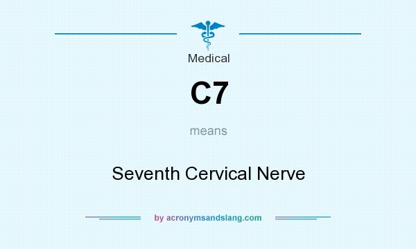 What does C7 mean? It stands for Seventh Cervical Nerve