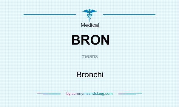 What does BRON mean? It stands for Bronchi