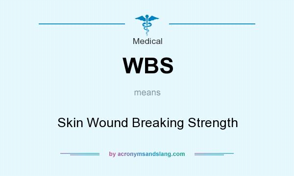 What does WBS mean? It stands for Skin Wound Breaking Strength