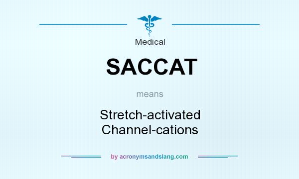 What does SACCAT mean? It stands for Stretch-activated Channel-cations
