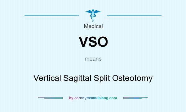 What does VSO mean? It stands for Vertical Sagittal Split Osteotomy